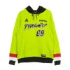 Black Pyramid Pyramid 89 Fluo Green Men's Lightweight Hooded Sweatshirt In Fluo Green