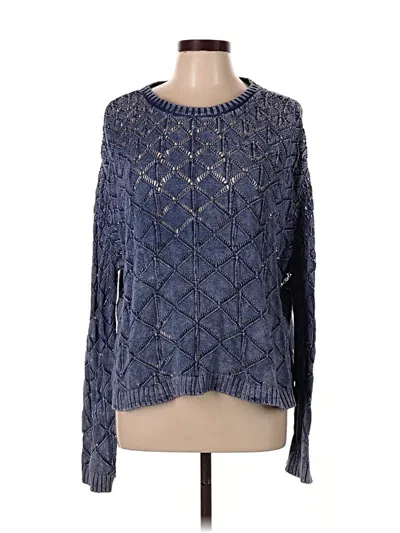 Pre-owned Black Rainn Pullover Sweater In Blue