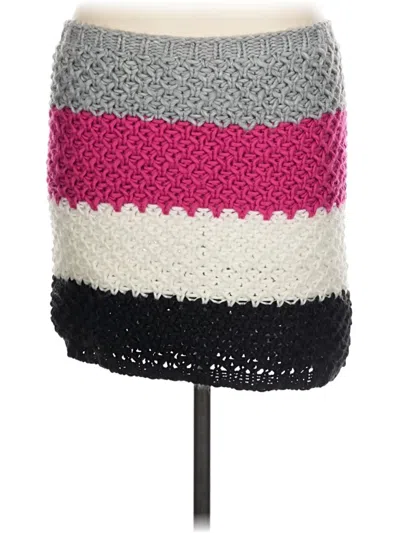 Pre-owned Black Rivet Casual Skirt In Pink