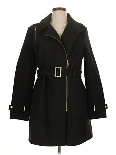 Pre-owned Black Rivet Coat In Black