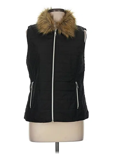 Pre-owned Black Rivet Vest In Black