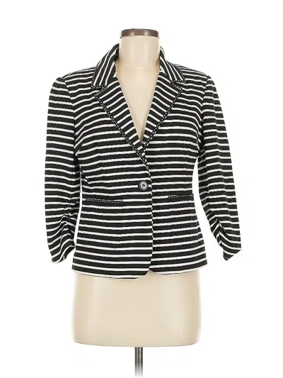 Pre-owned Black Saks Fifth Avenue Blazer Jacket In Black