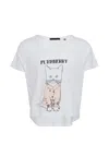 Black Score Graphic T-shirt In White