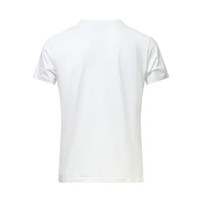 Black Score Labucci Unisex T-shirt In White