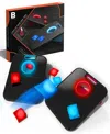 Black Series Light Up Bean Bag Toss Outdoor Game Set With Boards In Black
