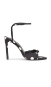 Black Suede Studio Albie 100 Sandal In Multi