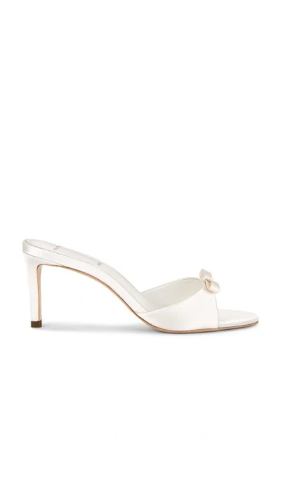 Black Suede Studio Albie Sandal In Coconut Satin