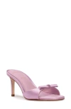 Black Suede Studio Albie Slide Sandal In French Vanilla