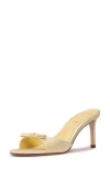 Black Suede Studio Albie Slide Sandal In French Vanilla