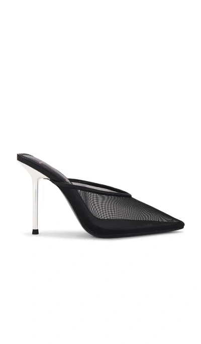 Black Suede Studio Ambra 95 Mule In Black