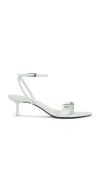 Black Suede Studio Amora 50 Sling Back In Mint