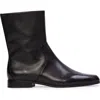 Black Suede Studio Aries Boot In Black Leather