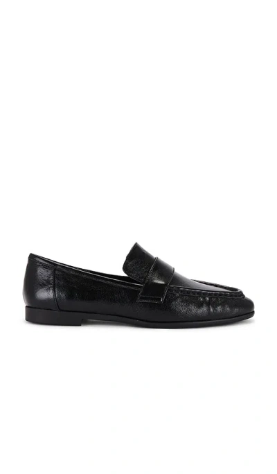 BLACK SUEDE STUDIO ARROW LOAFER
