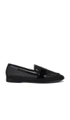 Black Suede Studio Arrow Loafer In Black