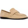 Black Suede Studio Arrow Loafer In Butter Suede