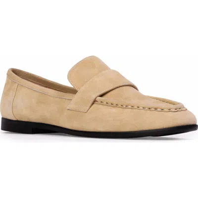 Black Suede Studio Arrow Loafer In Butter Suede