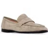 Black Suede Studio Arrow Loafer In Mint Suede