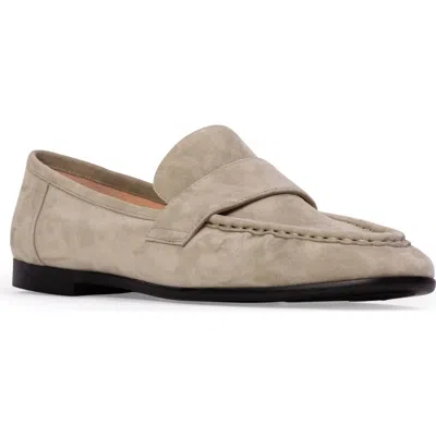 Black Suede Studio Arrow Loafer In Mint Suede