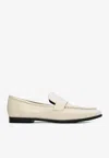 Black Suede Studio Arrow Smooth Leather Classic Loafers
