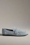 Black Suede Studio Arrow Suede Loafers In Blue