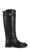 Black Suede Studio Ashley Boot In Black
