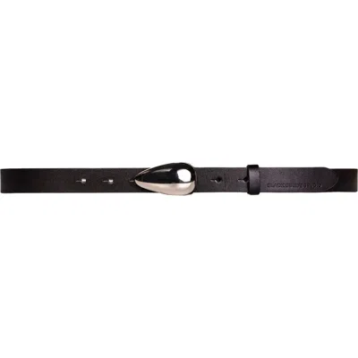 Black Suede Studio Bean Belt