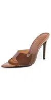 Black Suede Studio Bella Heels Mousse Patent Leather In Brown