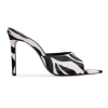 Black Suede Studio Bella Ponyhair High Heel In Multi