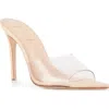 Black Suede Studio Bella Sandal In Blush Leather/blush Pvc