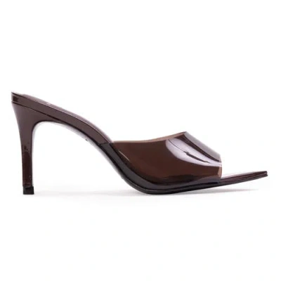 Black Suede Studio Belle Sandal In Burgundy