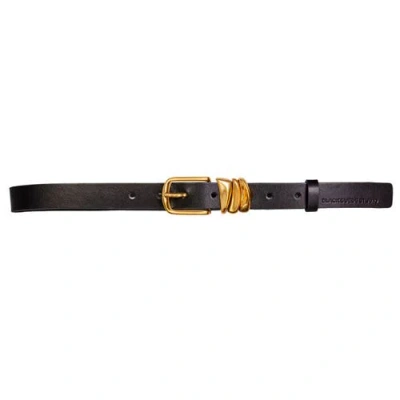 Black Suede Studio Boyfriend Belt In Multi