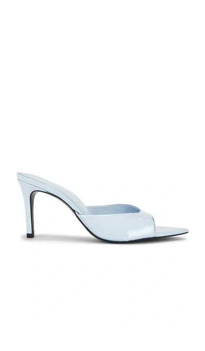 Black Suede Studio Brea 80 Mule In Blue