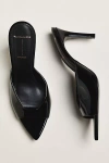 Black Suede Studio Brea 80 Mule Heels In Black
