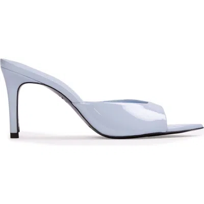 Black Suede Studio Brea 80 Mule In Purple