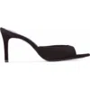 Black Suede Studio Brea 80 Suede Mule