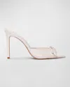 Black Suede Studio Brea Pointed Toe Sandal In Coconut