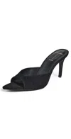 Black Suede Studio Brea Heels Black Suede In Black