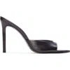 Black Suede Studio Brea Leather Mule