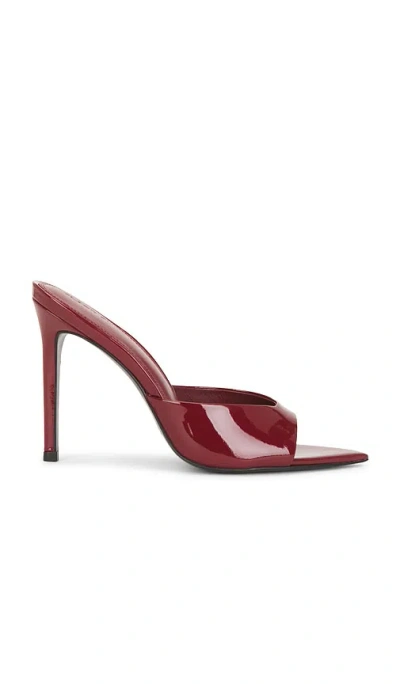 Black Suede Studio Brea Mule In Red