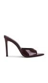 Black Suede Studio Brea Mule In Wine