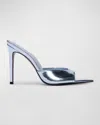 Black Suede Studio Brea Pointed Toe Sandal In Blue Fog