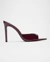 Black Suede Studio Brea Mule In Port Patent Leather