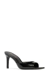 Black Suede Studio Nori 100 Sandal In Black Patent