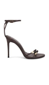 Black Suede Studio Britanny 100 Sandal In Black
