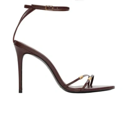 Black Suede Studio Britanny Strappy Sandal In Brown