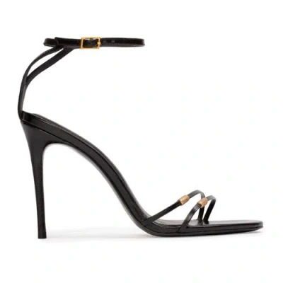 Black Suede Studio Britanny Strappy Sandal In Multi