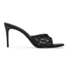 Black Suede Studio Celeste 80 Mule In Black