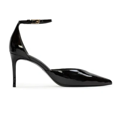 Black Suede Studio Darcie 80 Pump In Black