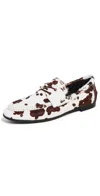 Black Suede Studio Davy Flats Cowhide