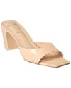 Black Suede Studio Dia Patent Sandal In Beige